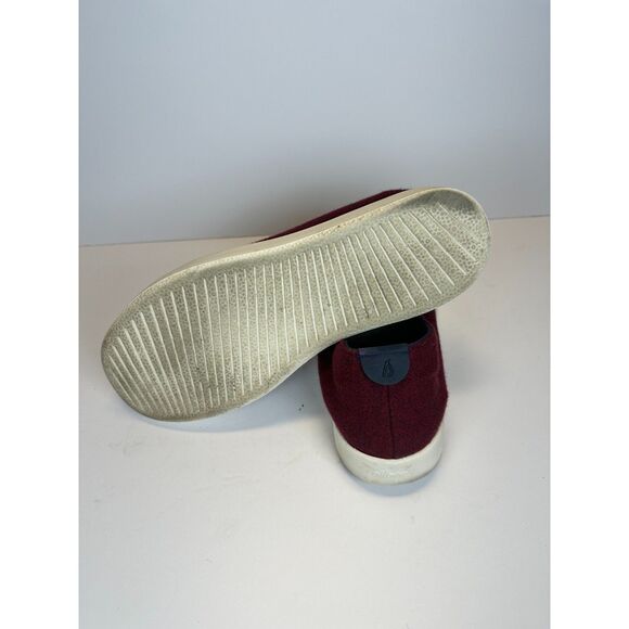 All Birds Men\'s Wool Loungers Size 11 Maroon Casual Slip On Shoes Round Toe EUC main image 2